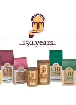 KURUKAHVECI MEHMET EFENDI Café turc, grains d'arabica, torréfié et moulu, arôme riche, frais, corps moyen à intense, goût original depuis 1871 (17,6 oz / 500 g)