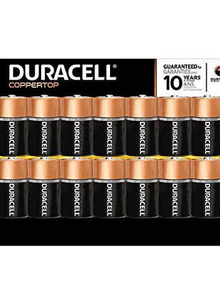 Duracell Coppertop Alkaline D Batteries, 14 Count