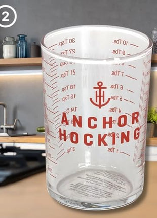 Anchor Hocking Graduated Measuring Glass, Set of 2