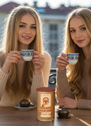 Café turc traditionnel Kuru Kahveci Mehmet Efendi, 500 g – Riche, corsé et finement moulu pour une infusion parfaite sur la cuisinière