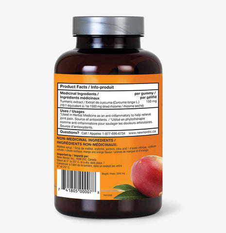New Nordic Turmeric Gummies, 60 Gummies