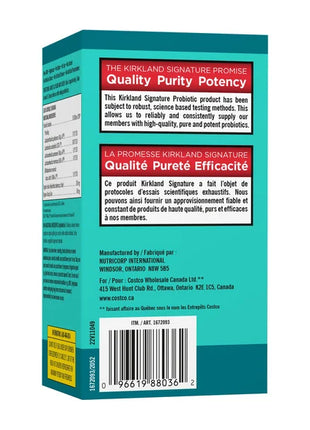 Kirkland Signature Daily Probiotic 30 Billion, 90 Vegetarian Capsules