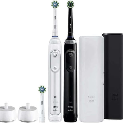 Oral-B Professional Clean 5000 X Electric Toothbrush Twin Pack, Rechargeable Power Toothbrushes - Pack of 2