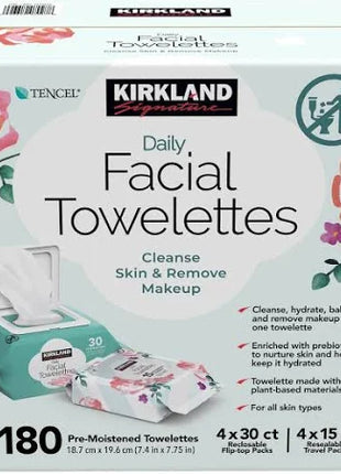 Kirkland Signature Daily Facial Towelettes