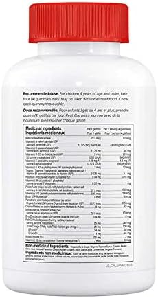 Formule multivitaminée/oméga-3 Smarty Pants pour enfants, huile de poisson, 180 bonbons gélifiés 